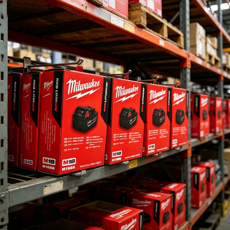 

Аккумулятор литий-ионный Milwaukee M18 6.0Ач (18650), 5.0Ач, взаимозаменяемый, 18В, для электроинструментов M18B8, M18B5, совместим с 48-11-1ZU