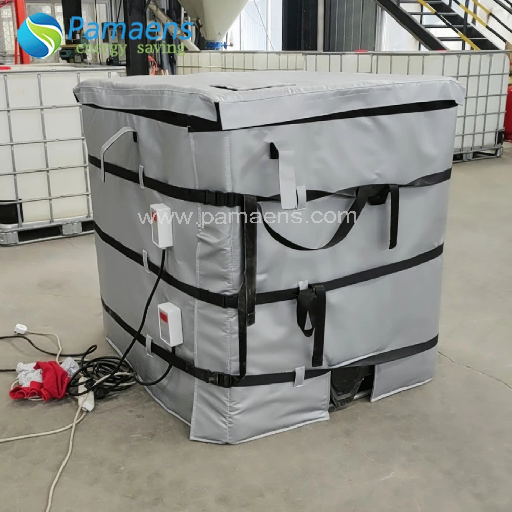 

High Quality Insulated 1000L IBC Heater Mat Heating Blanket Made in China