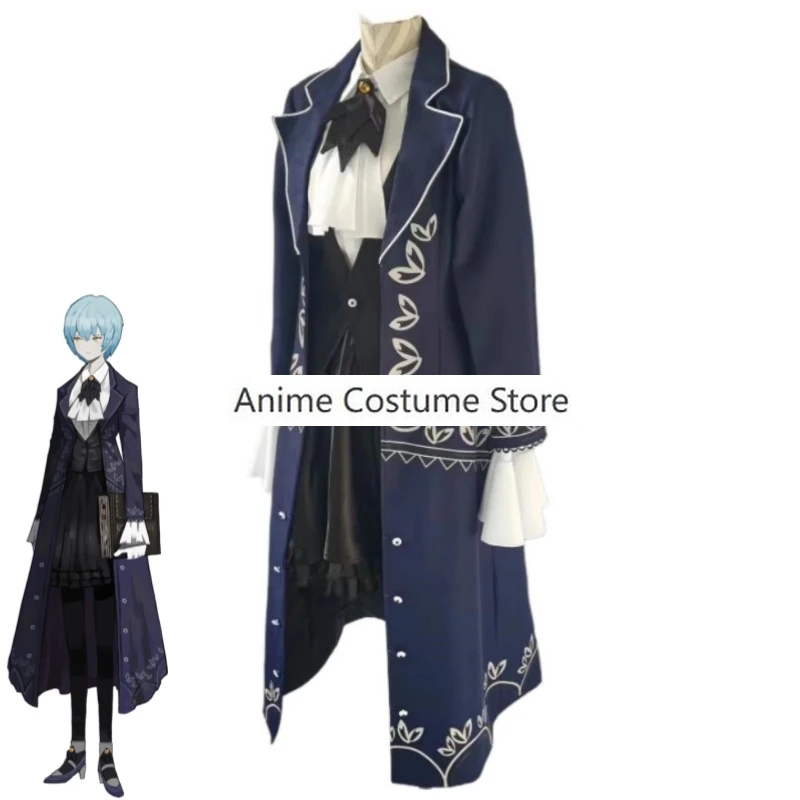 Game Library Of Ruina Angela Cosplay Costume Wig Anime Loli Uniform Halloween Stage Performance Carnival Party Role Play Suit