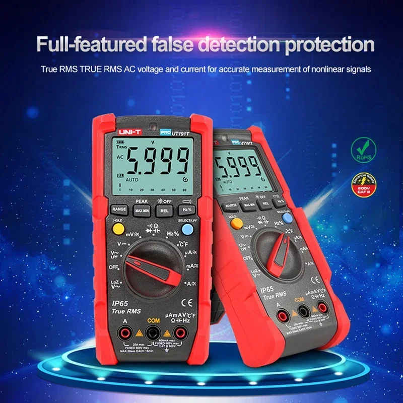 Voltage and current meter capacitance and resistance tester tools