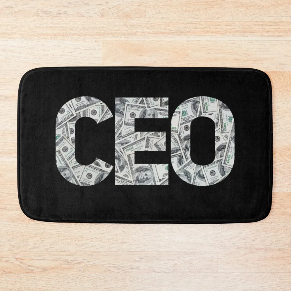 

CEO Entrepreneur Money Design, Big & Bold Bath Mat For Bathroom And Toilet Carpet For Home Entrance Mat
