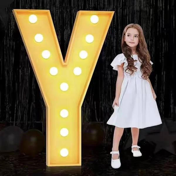 120Cm Lettervormige Led Licht Romantische Verrassing Voorstel Bekentenis Scène Decoratie Home Cocktail Party Verjaardagssfeer