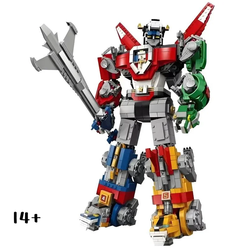 

MINISO в наличии, новинка, 2334 шт., идеи, Voltron Defender of The Universe MOC, модель домашнего декора 21311, строительный блок, рождественские подарки