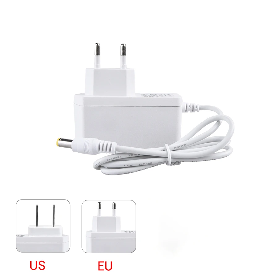 LED Power Supply 24V 2A 3A 1A Power Adapter DC 24 Volt Output Interface 5.5mm*2.1mm Power Adapter Universal Charger EU US Plug