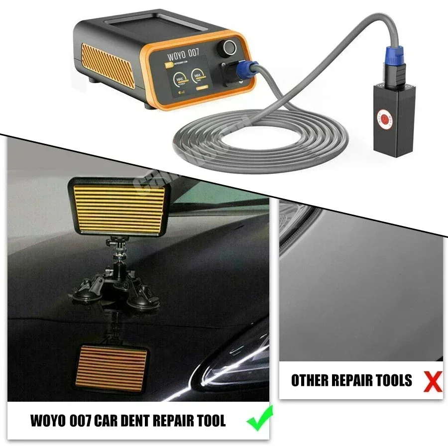 New WOYO PDR007 Profession Car Dent Repair Tool Auto Body Paintless Dent Puller Sheet HOTBOX Induction Heater Metal Repair Kits