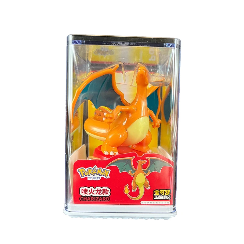Authentieke Poké Mon CHARIZARD GENGAR Handgemaakte Pikachu PSYDUCK MEWTWO Cartoon Pop Ornament Kinderspeelgoed Kerstcadeau