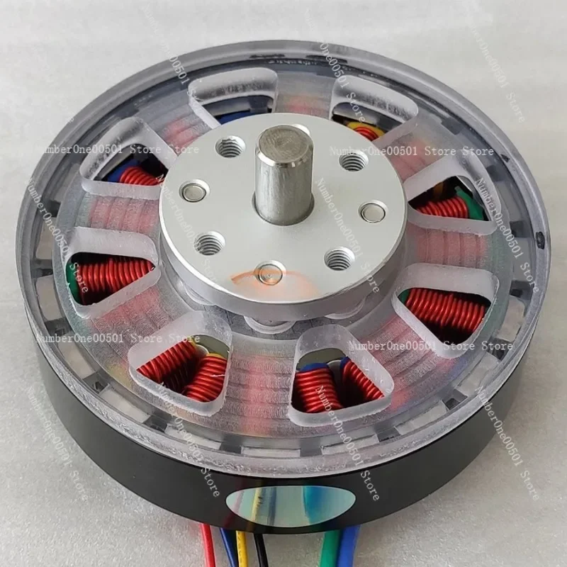 100W Disc Permanent Magnet Three-Phase Brushless DC Motor/Motor 18N20P DC24V Sensory Belt Hall