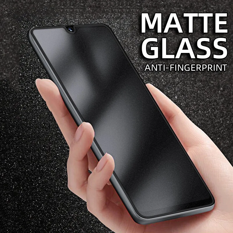 Matte Tempered Glass For Huawei P40 P30 P20 Pro Y9a P Smart Z Screen Protector Glass For Honor 8 8X Max 9 9x 10 20 Lite 30s Film