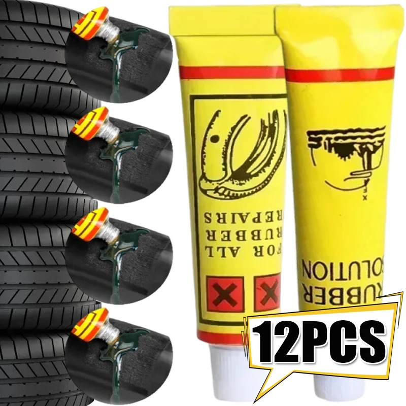 Auto Repair Tools Portable Bike Tire Patching Repair Glues Tire Repairing Glue Car Motorcycle Bicycle Tyre Inner Tube Puncture