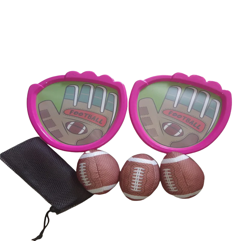 Juego de lanzar y atrapar pelotas, guantes de béisbol para niños pequeños y juguetes para atrapar pelotas, juegos al aire libre para niños para la familia, juguetes para patio de piscina de playa