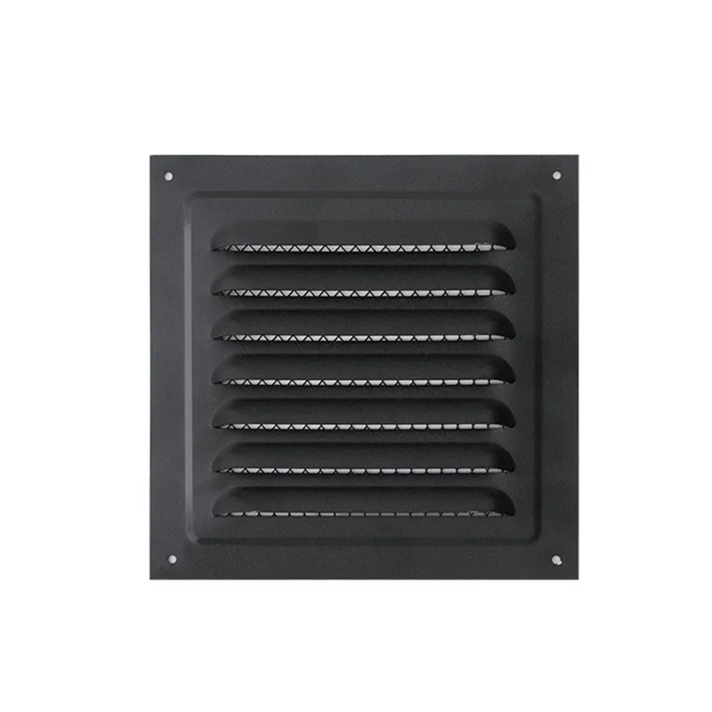 Square Ventilation Grille 15x15 Cm Return Grille With Protective Grille HVAC Electric Box Heat Dissipation Louver Panel Replace