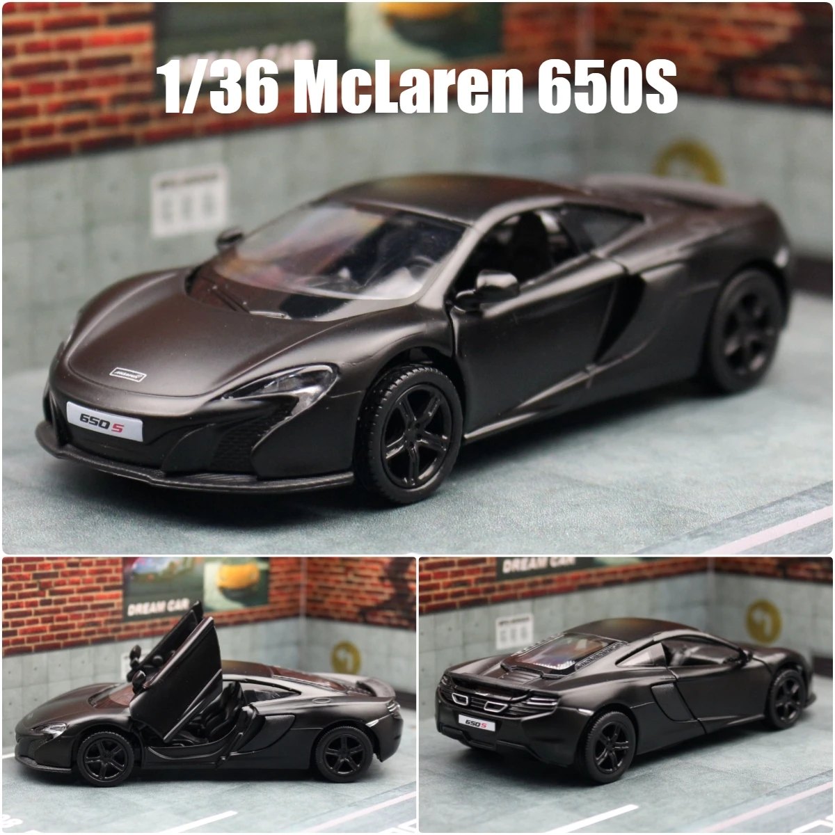 1/36 McLaren 650S Toy Car For Children RMZ City Diecast Miniature