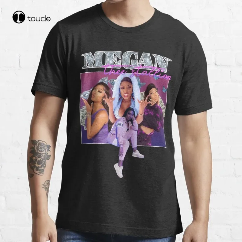 Megan Thee Stallion T-Shirt Cotton Tee Shirt Unisex Custom Aldult Teen Unisex Digital Printing Tee Shirts Fashion Tshirt Summer