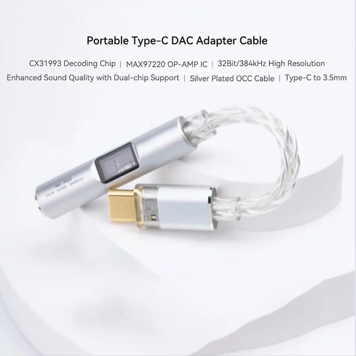 boff-nk1-max-アダプターケーブル-cx31993-デコードチップ-max97220-op-amp-ic-hifi-ポータブル-type-c-dac-アンプ-銀メッキ-occ-ワイヤー