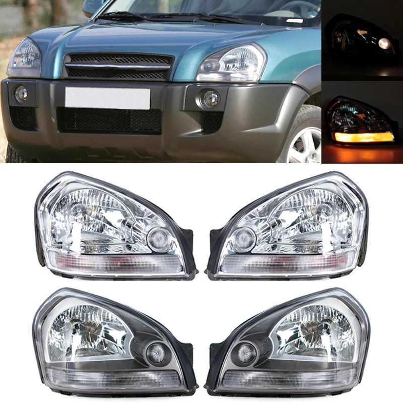 

Для Hyundai Tucson 2005 2006 2007 2008 2009 2010 автомобильные дневные ходовые огни фары в сборе сигнальная лампа автомобильные аксессуары
