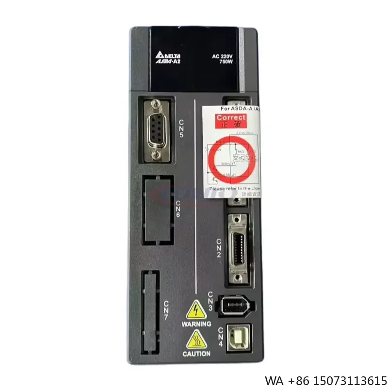 for Delta A2 Series AC Servo Drive ASD-A2-0721-L 750W 220VAC 5.1A 3PH 100% New Original