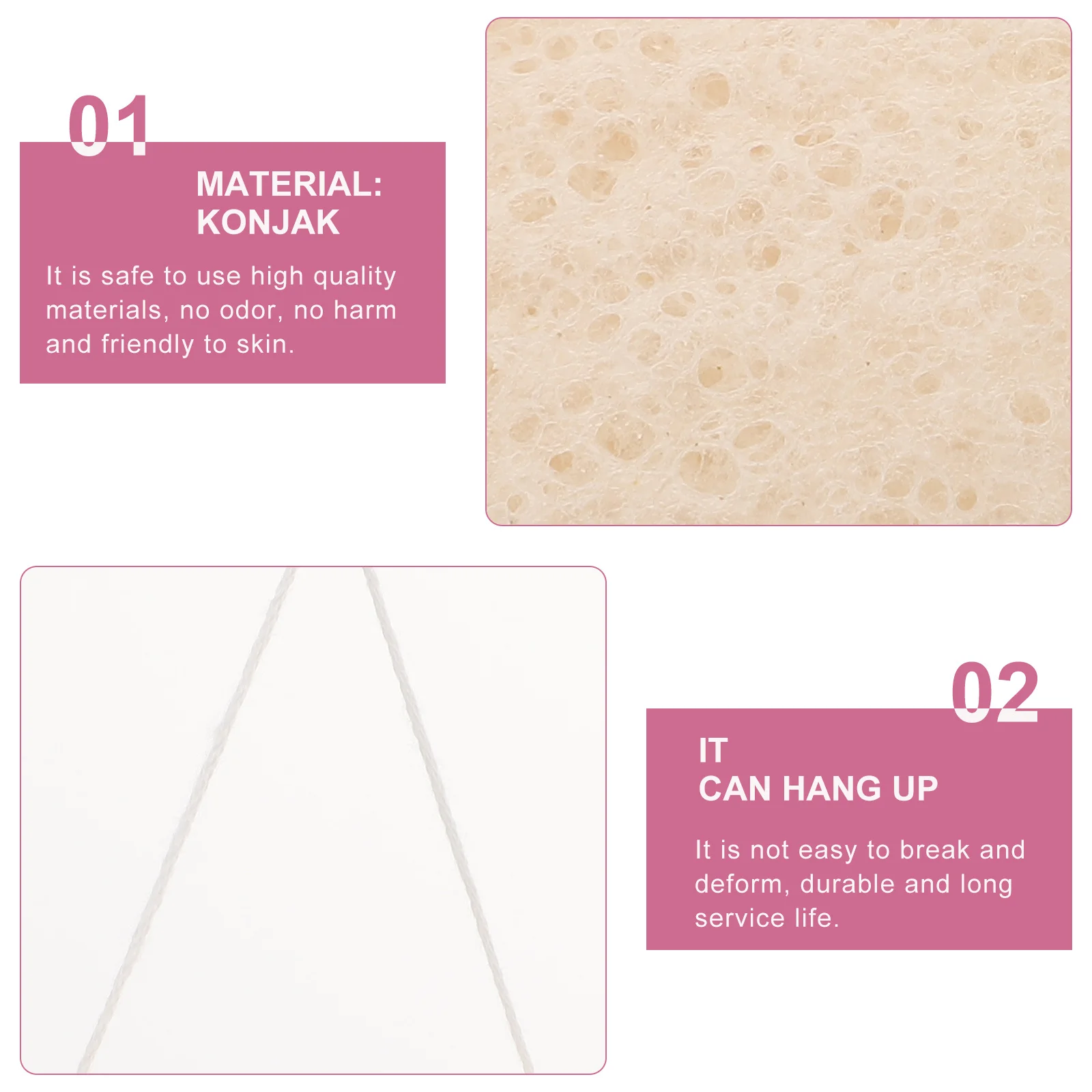 Facial Makeup Removal Sponge Face Cleansing Exfoliating Tool For Sensitive Skin Deep Pore Cleaning Daily Use Makeup