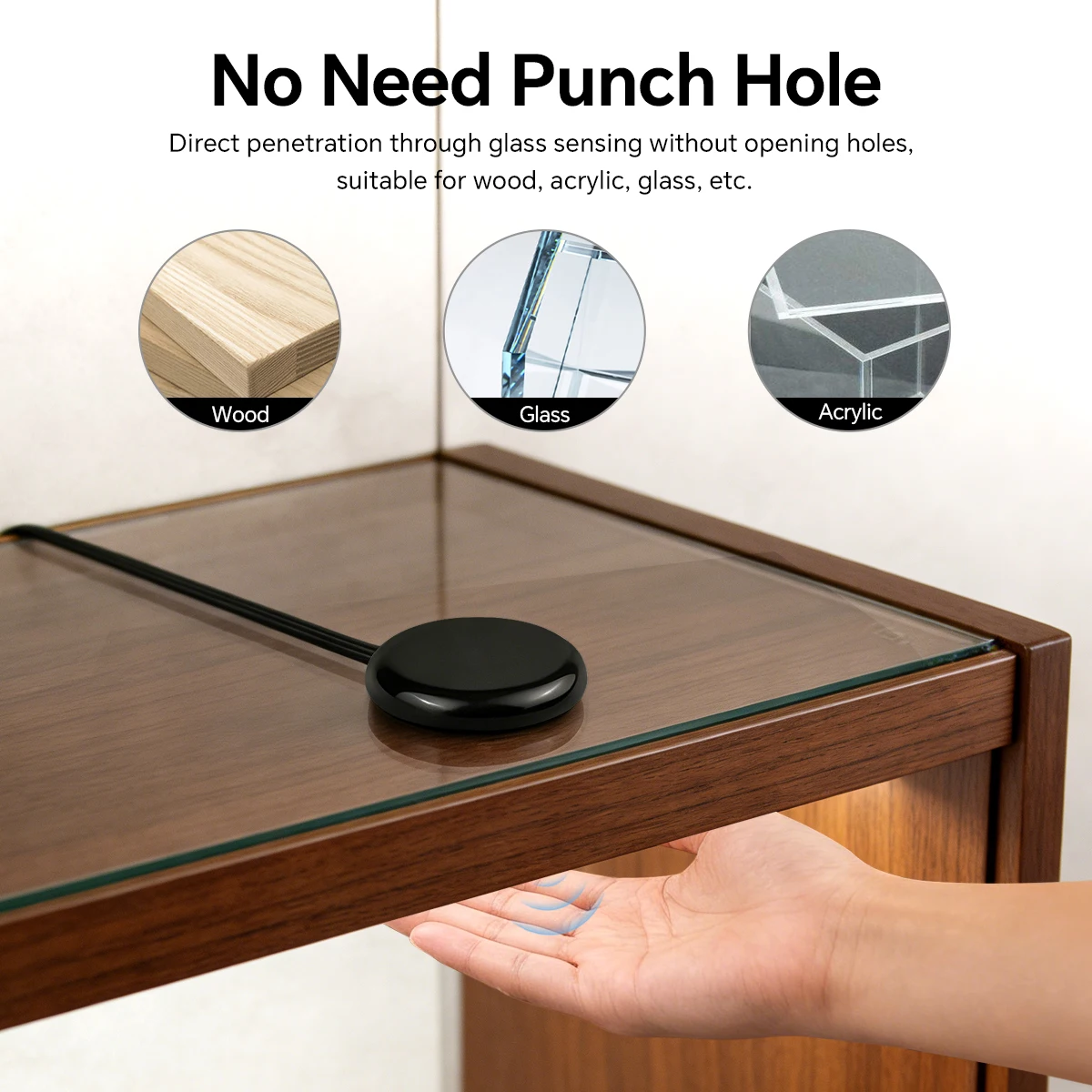 Wood Dimmable Touch Sensor Under Cabinet Collection Display COB LED Strip Light Black PCB TV Backlight Grille Wall Panel Decor image 6