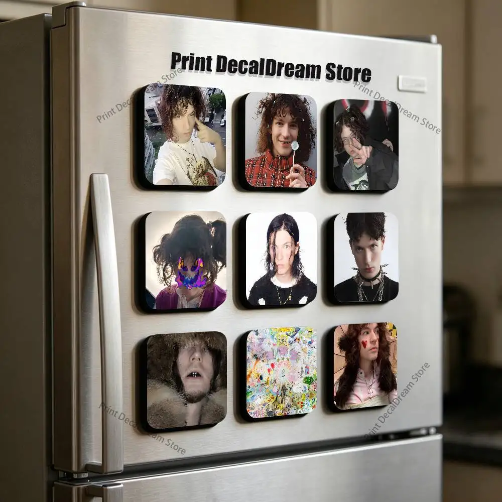 

Rapper Singer B-Bladee 333 Cute Cartoon Anime Refrigerator Magnets Soft Magnetic Heat Transfer Refrigerator Magnets Gift
