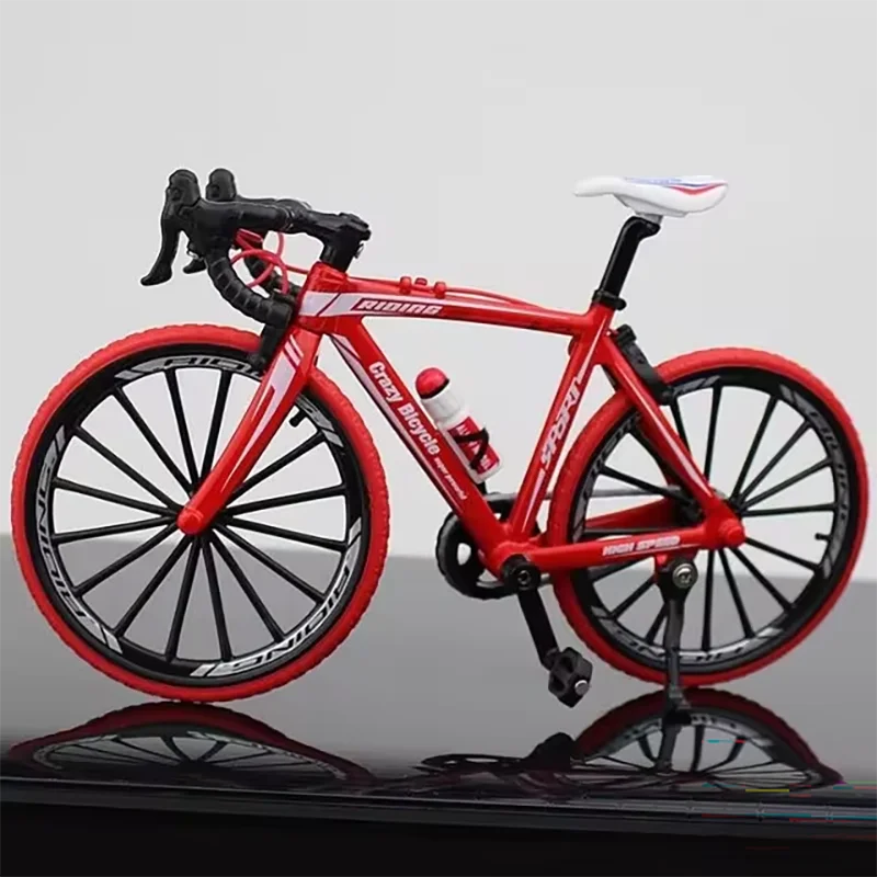 Legierung Fahrrad Mini Simulation Metall Druckguss Fahrrad Modell Miniatur Rennrad Home Dekoration Sammlung Spielzeug für Jungen Geschenke