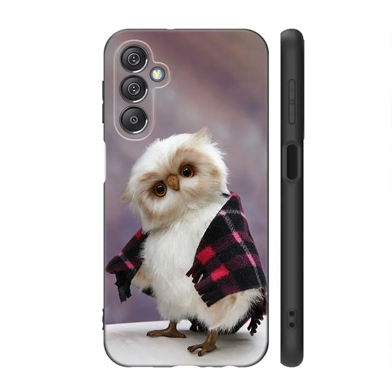 Funda de teléfono bonita de búho Animal para Samsung Note 10 Lite 20 Ultra M04 M13 M32 4G M14 M15 M23 M33 M34 M42 M52 M53 M54 M55 5G M11 M12