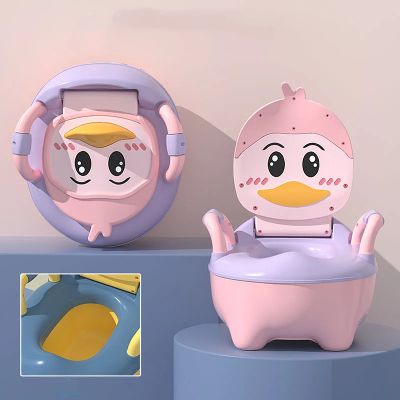 New Baby Potty Toilet Training Seat Cartoon Duckling Thickening Children's Special Potty Baby Urinals Boys Girls Toilet Supplies