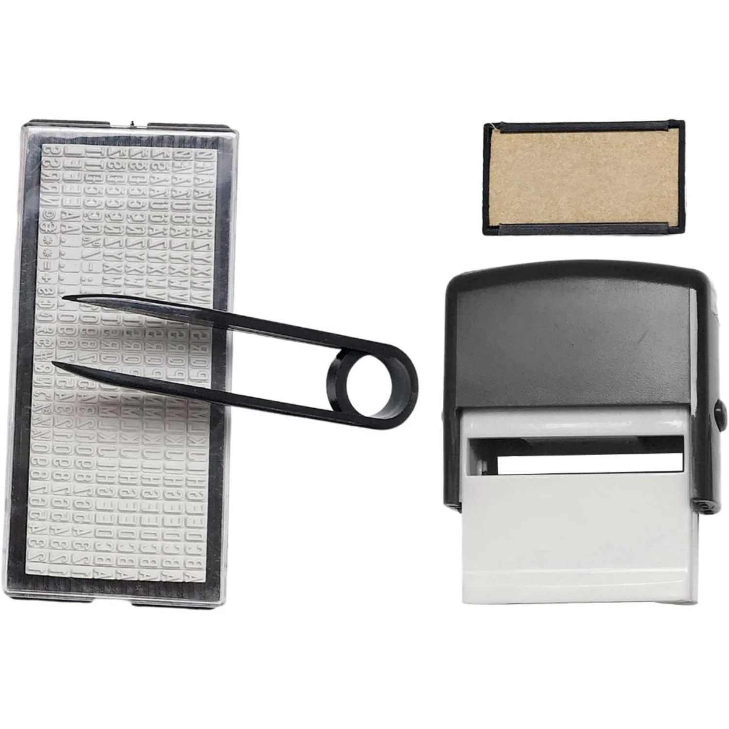 Rubber Stamp Kit DIY Custom Personalized Self Inking Business Address Name Number Letter Stamp Handicrafts Printing Rubber Stamp