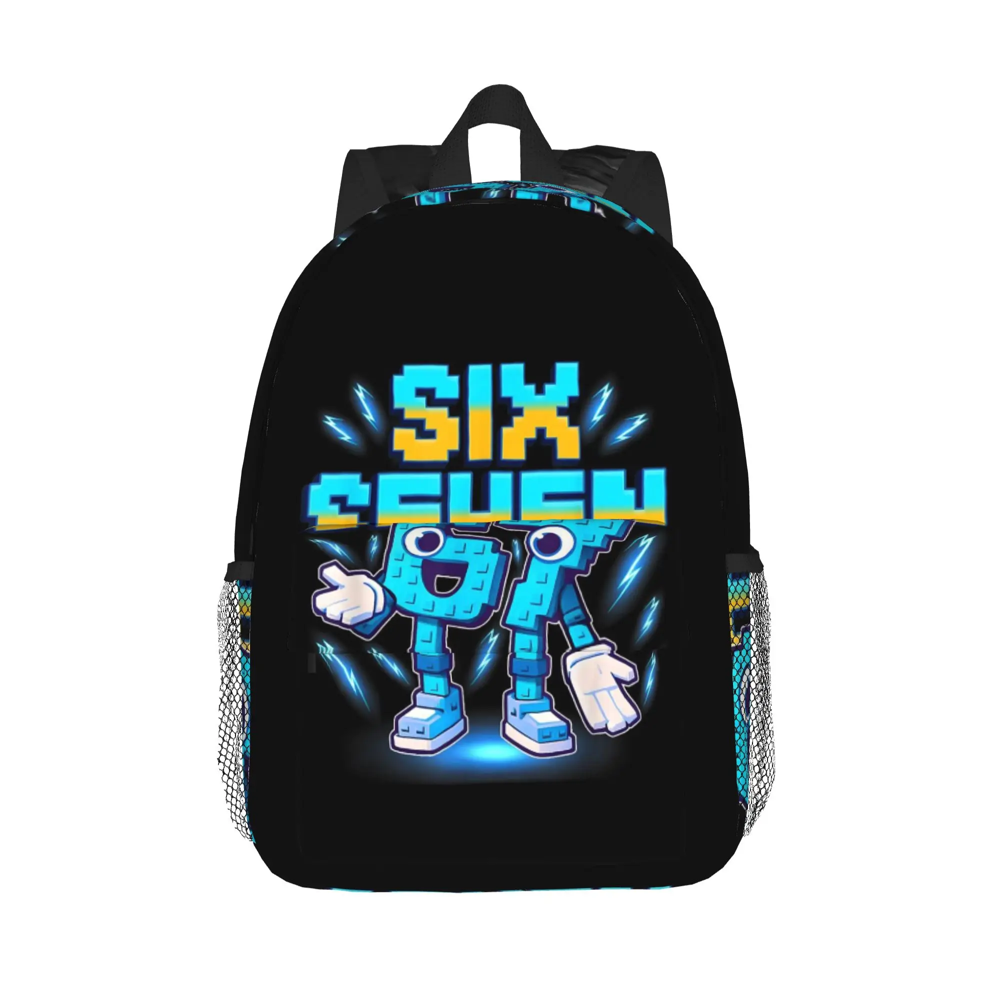 Number 67 Building Blocks Print  Backpack Hot Sale Daypack Large Capacity Boy Girl BookBag Shoulder Bag for Men Women School Bag