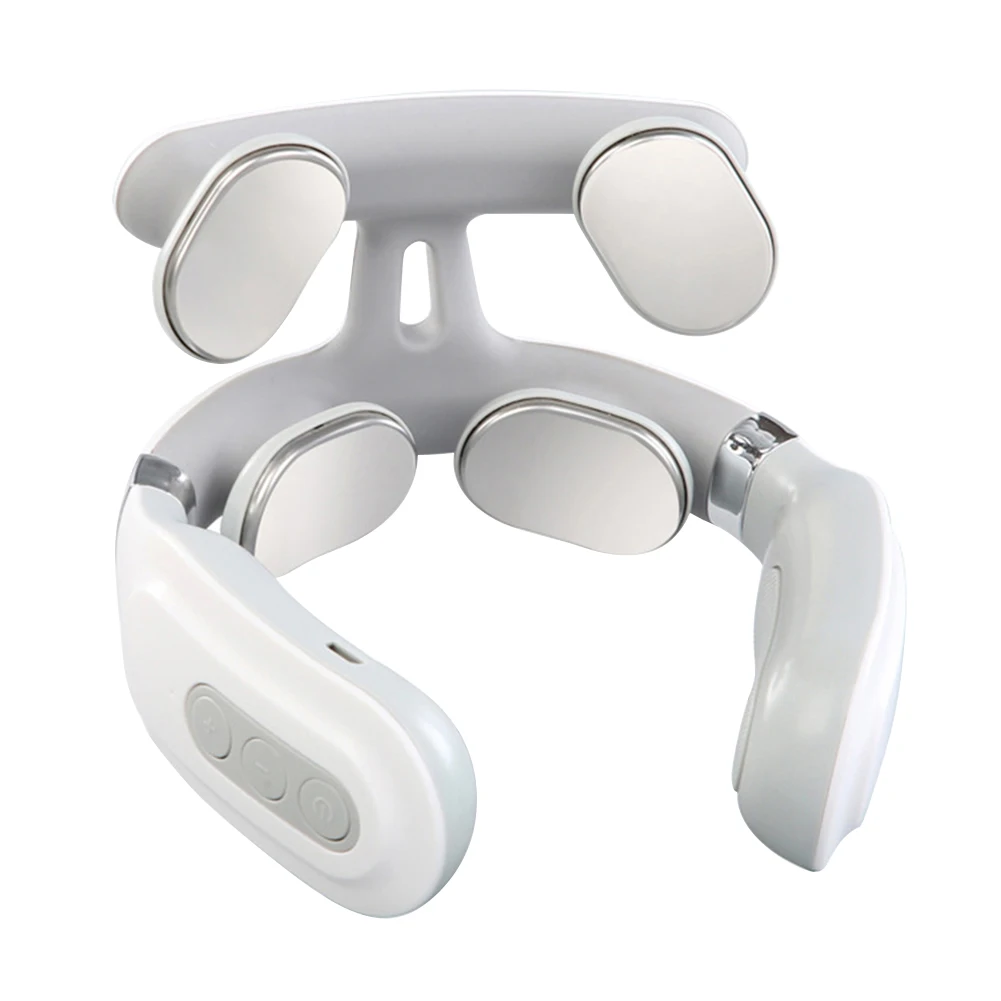 

Portable Smart Neck & Shoulder Massager 4 Head Strength Adjustment USB Rechargeable Heat Compress Cervical Massage For Men Women