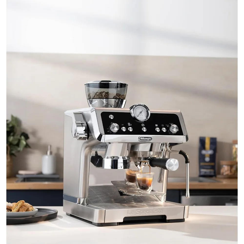 Specialista Espresso Machine with Sensor Grinder, Dual Heating System, Advanced Latte System & Hot Water Spout