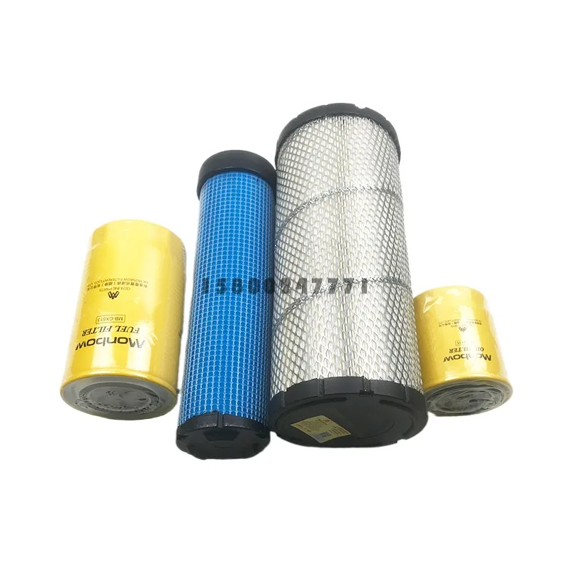 For Doosan daewoo dh60-7 air engine oil diesel filter element hydraulic return oil grid inlet oil pilot filter excavator accesso