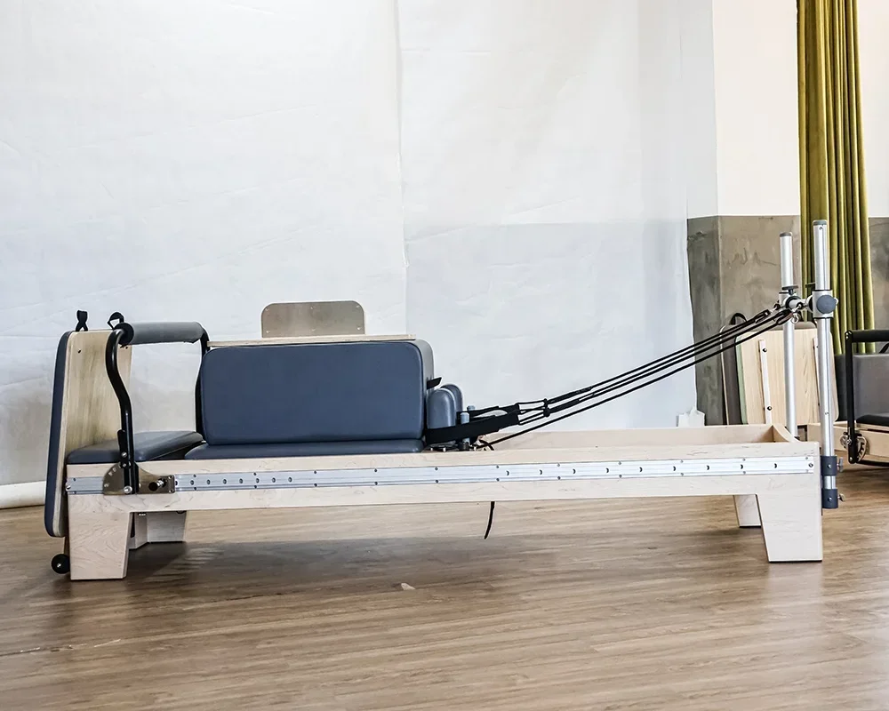 

Профессиональное оборудование для балансировки йоги, основная кровать, реформатор из белого клена, машина для пилатеса с коробкой и доской для прыжков