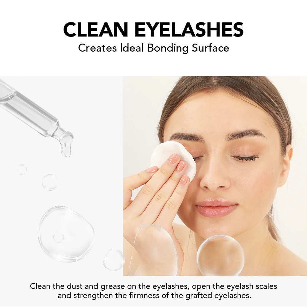 Pre-Treament Primer Schone Wimpers Super Bonder Voor Wimperverlenging Sneldrogend Langdurige Enten Wimperlijm NATUHANA