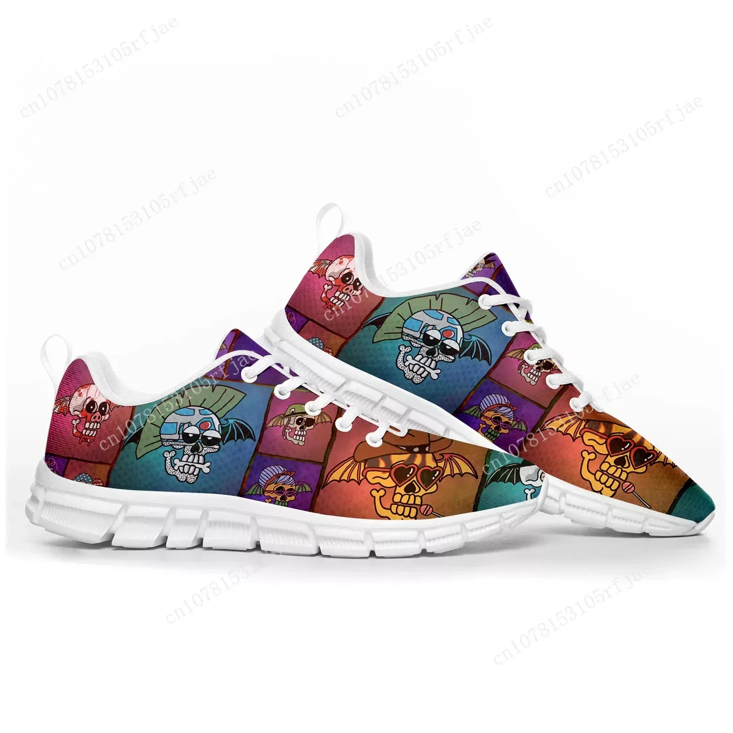 

Avenged Sevenfold A7X Sports Shoes Mens Womens Teenager Sneakers Casual Custom High Quality Couple Shoes White