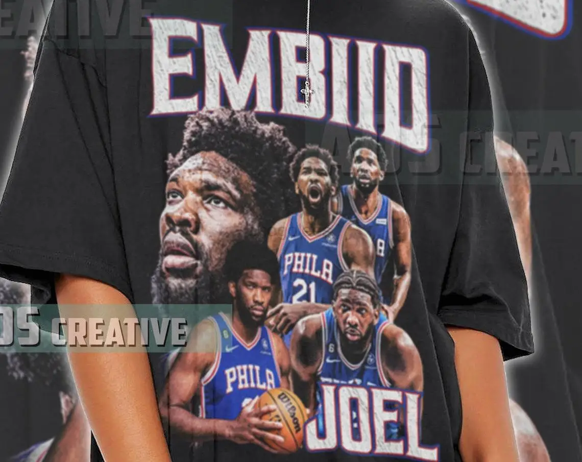 Limited Embiid shirt Vintage 90s Grapic enid Tee Unisex basketball joel embiid Tshirt Bootleg sport Sweatshirt NDW51