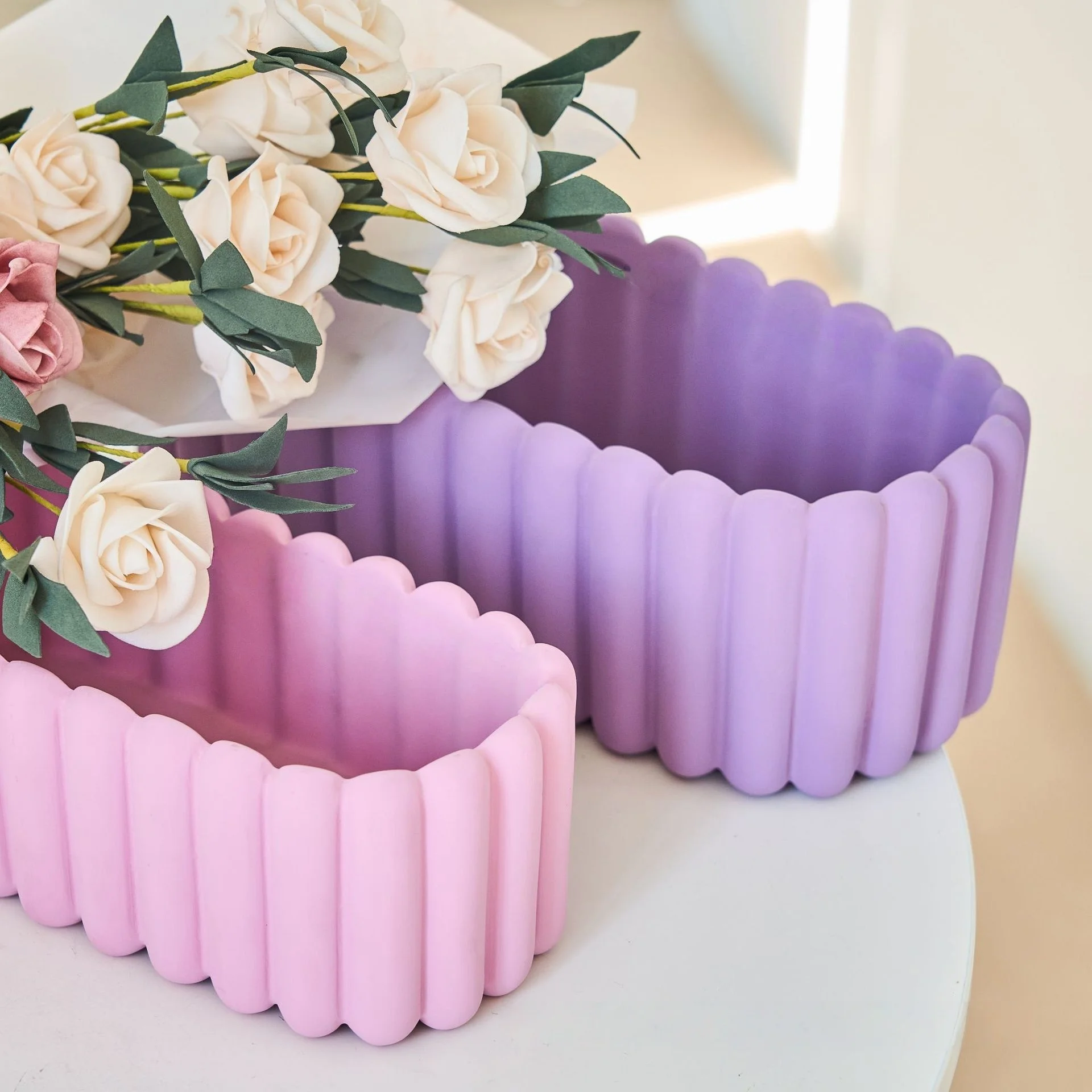 

Овальный цветочный горшок для растений, силиконовая форма, сделай сам, домашние поделки, украшения, банка для хранения, коробка для хранения, глина в горшке, бетонная силиконовая форма