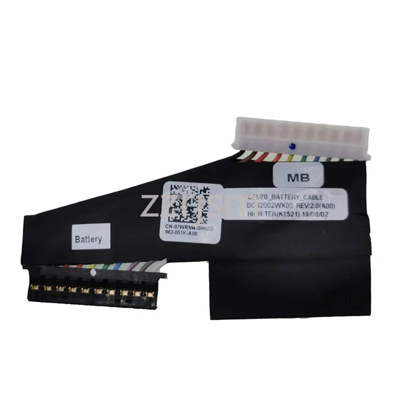 

Battery Cable For Dell lnspiron 17 5770 5775 3780 Latitude E5770 laptop Battery Cable Connector Line Replace 07WRM4 DC02002WX00