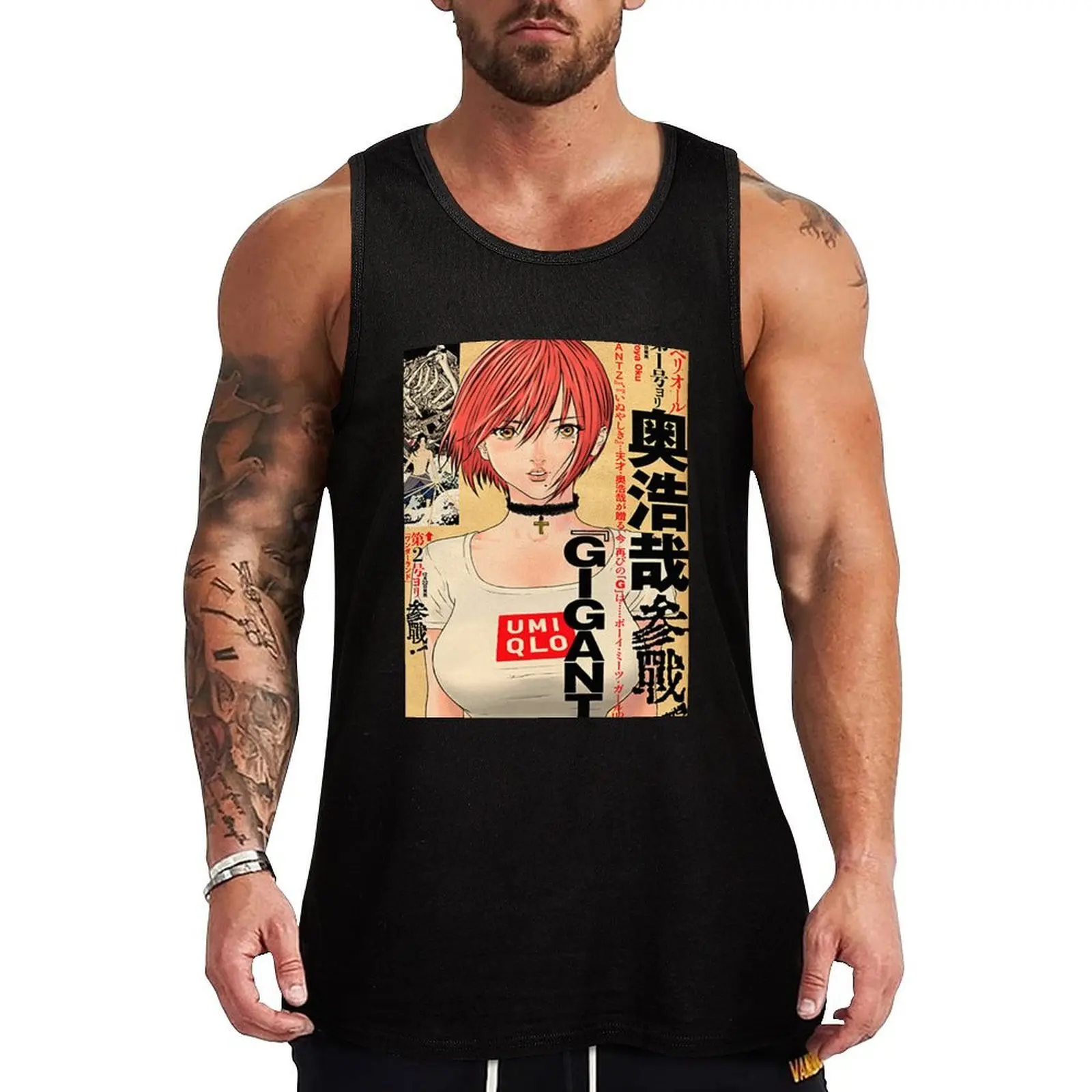 Chiho Johansson - Gigant Tank Top Athletic Muscle Tank Top Workout Sleeveless Training