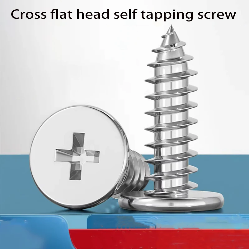 

Cross Phillips Ultra Thin Super Low Flat Wafer Head A2 304 Stainless Steel Self tapping Wood Screw M5 M6 M8