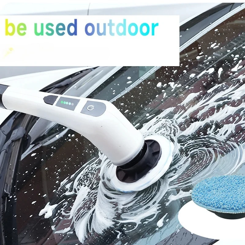 Scalable Electric Cleaning Brush Multifunctional Household Wireless Mops Bathroom Kitchen Gadgets Windows Toilet Spin Scrubber