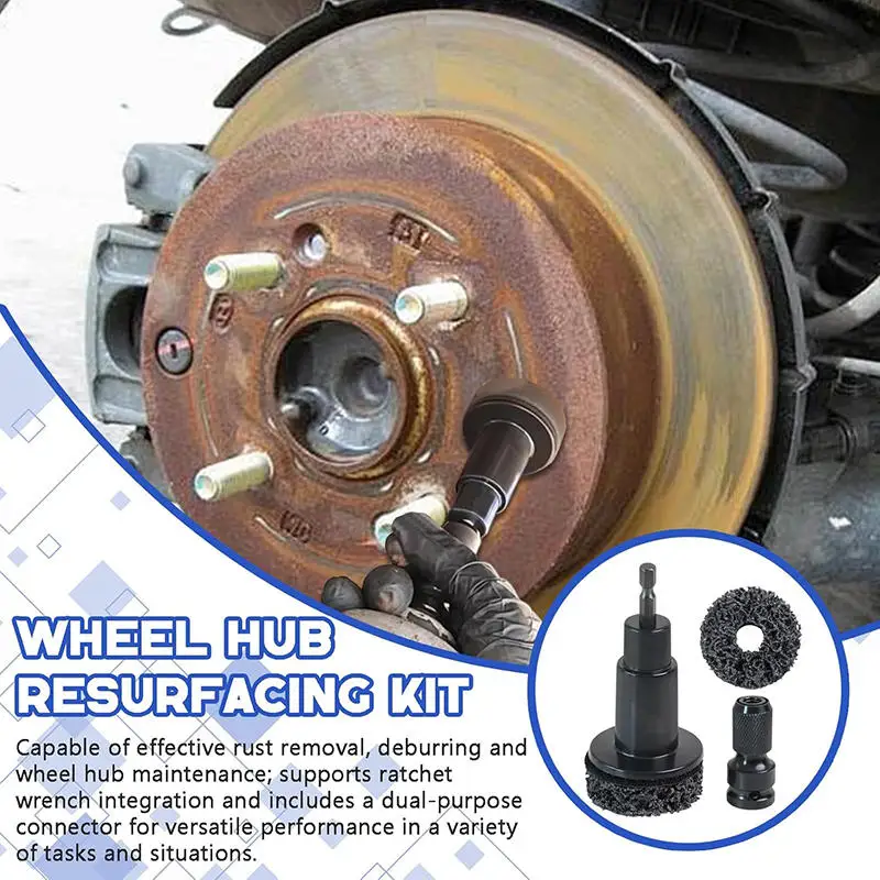 سيارة محور عجلات الصلب حافة الصدأ برهان تلميع القرص محور عجلات قرص فرامل ومحور رئيس إزالة الصدأ أداة الصيانة الملحقات #4