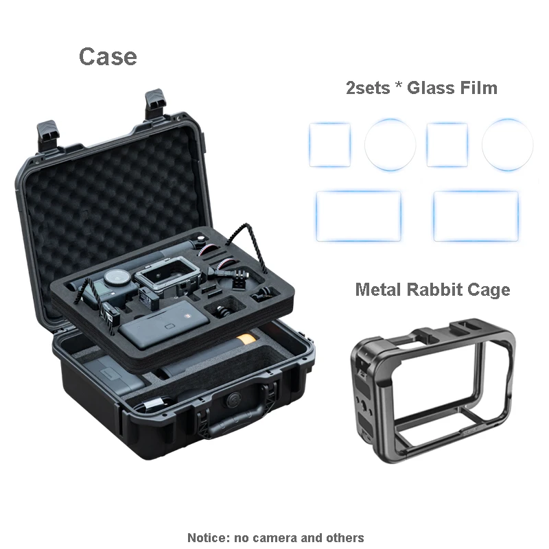 2 Lagen Draagbare Reizen Waterdichte Hard Case Voor DJI Osmo Action 6 Camera Accessoire Draagtas Voor Dji Action 6 Combo