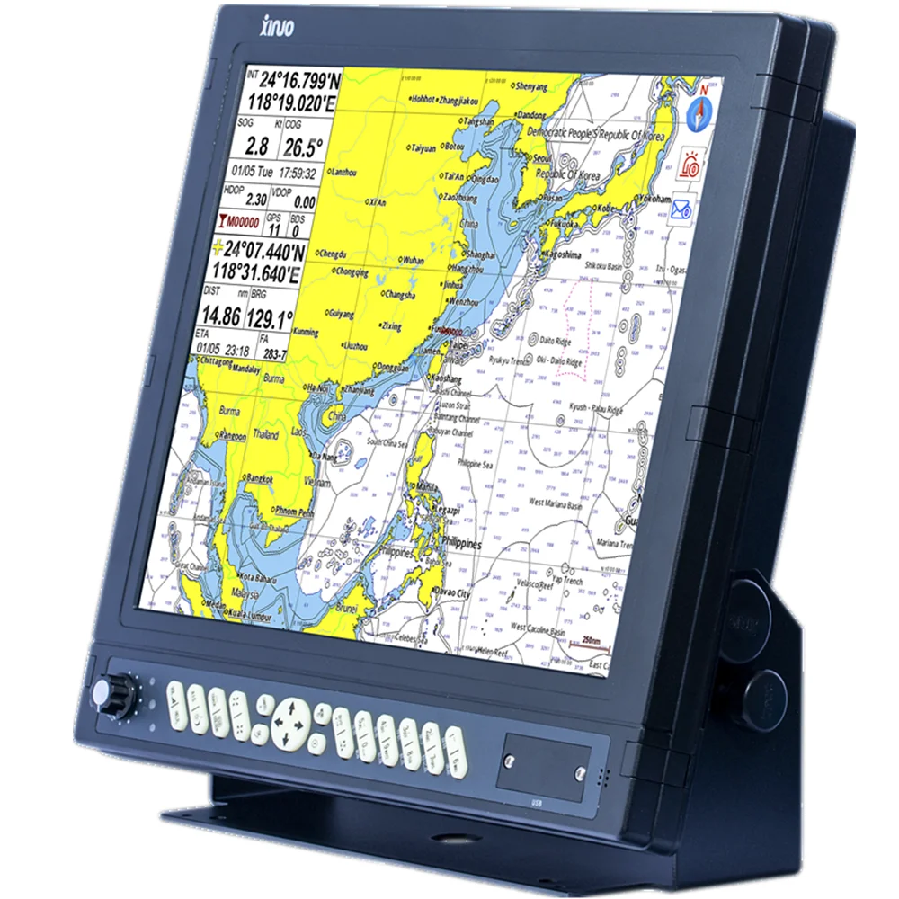 

GPS Chart Plotter 17 inch Marine Navigation Electronic HM-1817N XINUO