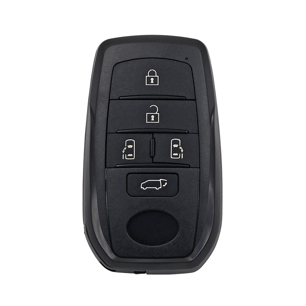 Ecusells 3/4/5/6 Buttons Remote Key Shell Case Cover Fob dla TOYOTA Sienna Tundra Crown Venza Tacoma Highlander z wkładką na klucz