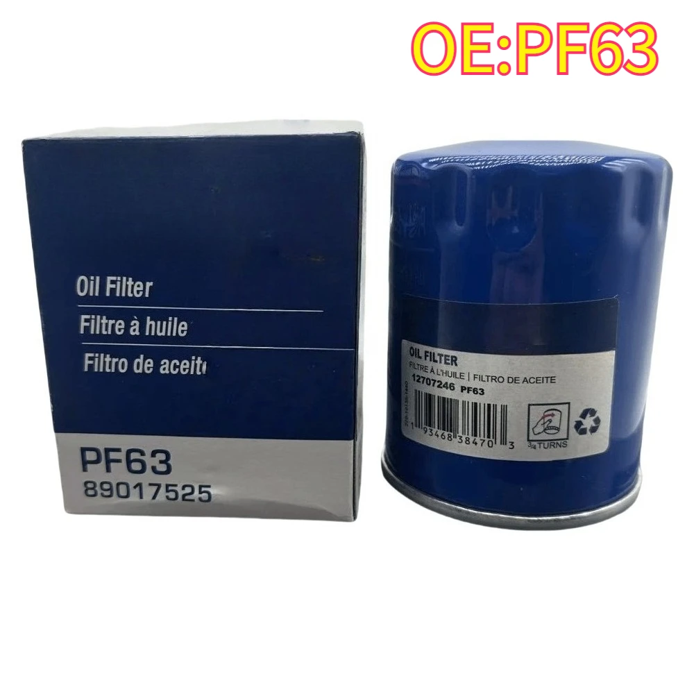 

High quality New For PF63 NIUBEAUTO Oil Filter PF63 For Buick Chevrolet Cadillac Ford Mazda Dodge Mercury 89017525