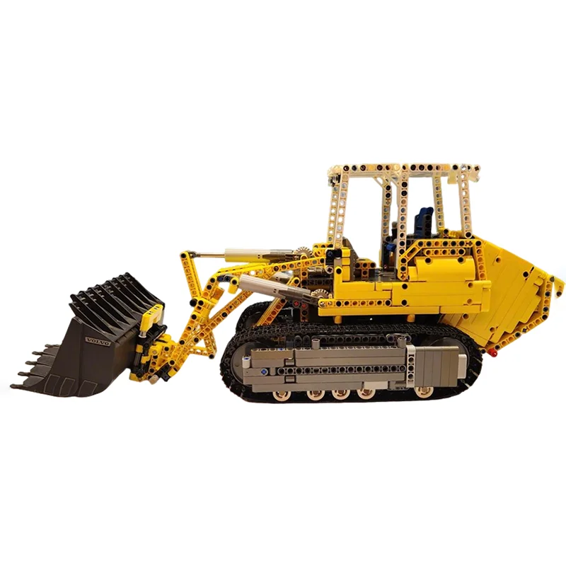 1527 Teile MOC Technischer Raupenlader Modellbausatz Konstruktionsspielzeug Weihnachtsgeschenk DIY Kreative Idee Bildungsbausteine