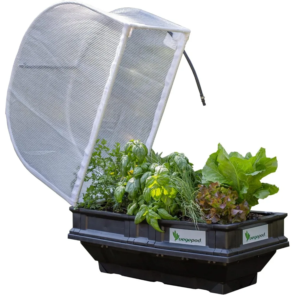 

Raised Garden Bed - Self Watering Container Garden Kit with Protective Cover, Easily Elevated to Waist Height, 10 Year