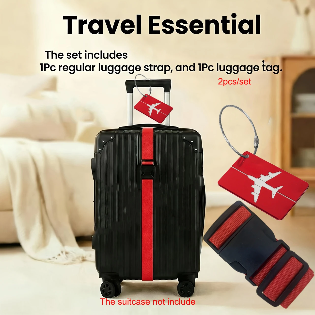 Set di 2 Cinghie per Imballagg - Travel Luggage Set recensione e prezzo