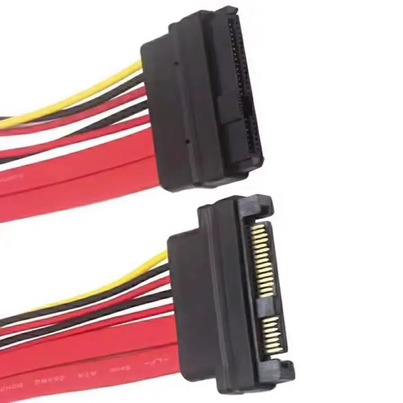 SAS disque dur SFF-8482 câble SAS 29 broches mâle à femelle câble de Date d'extension 15 cm 30 cm 50 cm 100 cm