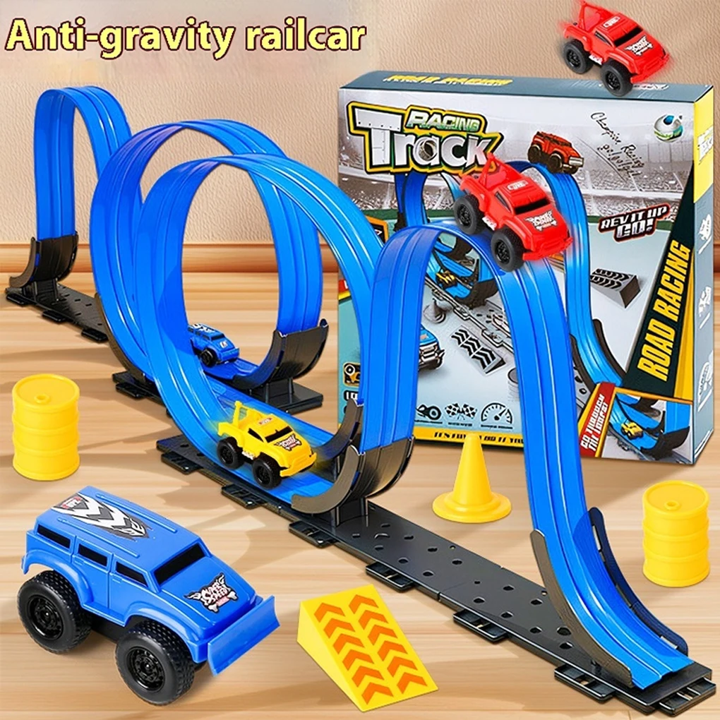 

Sliding Railway Toy Emboadlie Magnetic Levitation Anti-track Car Educational Anti-Gravitys Inertial Wall Climbing Vehicles